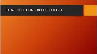 HTML INJECTION - REFLECTED GET LEVEL LOW DAN MEDIUM