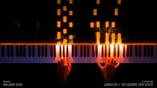 Lindo És + Só Quero Ver Você - Juliano Son Livres Para Adorar | Teclado Tutorial Piano Cover