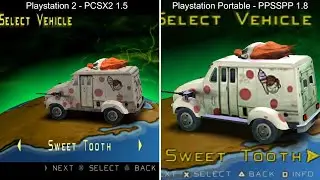 Twisted Metal: Head-On - PCSX2 Vs. PPSSPP (side by side)