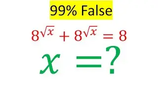 Nice math | Nice Square Root Math Simplication| Find the Value of X| Math Olympiad Question