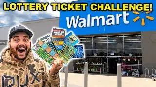 Walmart LOTTERY TICKET Fishing CHALLENGE!!! (I WON)