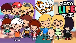 THE LOUD HOUSE CHARACTERS IN TOCA LIFE WORLD