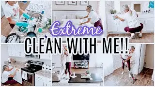 EXTREME CLEAN WITH ME 2021 | ALL DAY CLEANING MOTIVATION | ULTIMATE SPEED CLEANING
