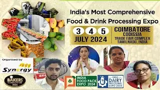 Codissia Coimbatore Expo 2024 | Latest Food & Drink Processing and Packaging Machines