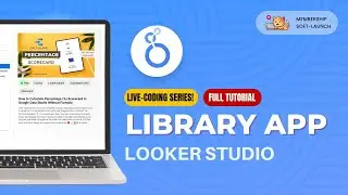BUILD APP in LOOKER STUDIO❓❗️ Easy Project to Build Your Portfolio 👩‍💻 (1 Hour Complete Tutorial)