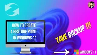 Take Backup of Our Important Files, Images & Video || How To Create System Restore Point in Windows