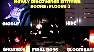 Doors : Floors 2  NEW Entities & Jumpscares Only (Showcase)
