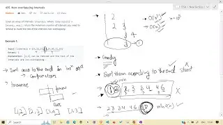 LeetCode | 435. Non-overlapping Intervals | Greedy | Interval | Sorting
