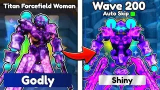 NEW TITAN FORCEFIELD WOMAN IS SECRETLY OP?!?!? (Toilet Tower Defense)