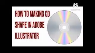 Making CD shape in Illustrator CC @Korejo Graphics