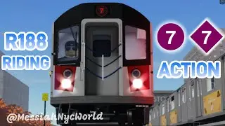 Roblox | Sunset Subway Freedrive - R188 Action & Railfanning
