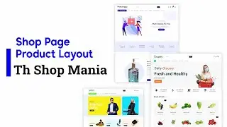 Shop Page Product Layout Setting for Shop Mania Theme