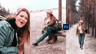Red and Brown Color Grading Effect in Photoshop