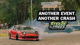 CRASHED (AGAIN) DRIFTING AT STEEZE THE TREES '24 MY POOR SILVIA