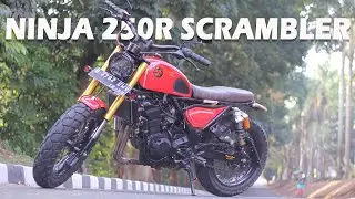 Ninja 250R Modifikasi Custom Scrambler Anak Depok #Review 2