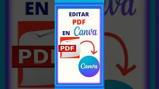 Cómo EDITAR un PDF en CANVA 