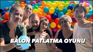 Havuzda BuZz Gibi Suyla Balon Patlatma Oyunu Oynadık