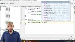 118 Android Kotlin – Exception Handling    throw keyword example