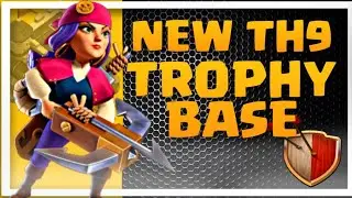 New BEST TH9 BASE 2021| Town Hall 9 Trophy Base Design - Clash of Clans