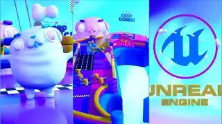Unreal Engine GAMERISTIC Logo Animation 