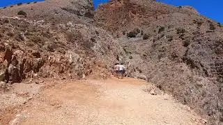 How to get to Seitan Limania (Stefanou Beach) - By Foot - Timelapse, Crete
