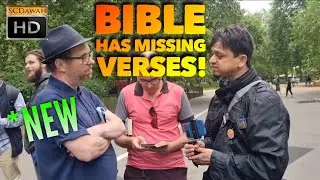*NEW P1 - Bible has added verses? Mansur Vs Christian | Speakers Corner | Hyde Park