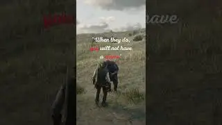 This stranger man predicts the future events of John Marston's life #rdr2 #shorts #viral #fyp