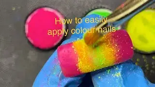 How to easily apply colour nails? Subscribe. Watch more videos.