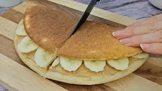 Сытный ПП ЗАВТРАК для худеющих. Творожный блинчик с начинкой