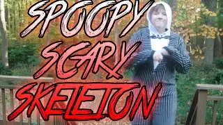 spoopy scary skeleton