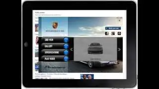Porsche Panamera 2014 (Tablet Advertising Material)