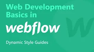 Dynamic Style Guides | Web Development Basics in #Webflow
