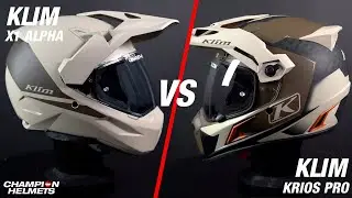 Klim X1 Alpha VS Klim Krios Pro | Which Helmet Should You Choose?