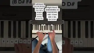 Fujii Kaze - Shinunoga E-Wa (EASY PIANO TUTORIAL With Letter Notes) #Shorts
