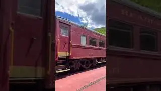 Scene Rail Way in Jim Thorpe, PA 宾夕法尼亚州吉姆索普的观光铁路