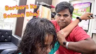 Great Indian Barbershop Head Massage | ASMR - Best Neck Crack | 20 Years Experience Indian Barber