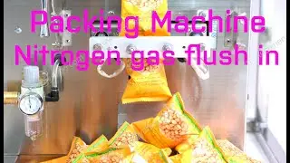 double weigher vertical form fill seal packing machine with Nitrogen gas flush in Techinery