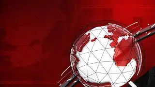 3D GLOBE NEWS BACKGROUND (LOOP)