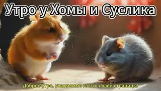 Утро у Хомы и Суслика. #visualfantasy #МУЛЬТФИЛЬМ #recommended  #top #youtuberlikes