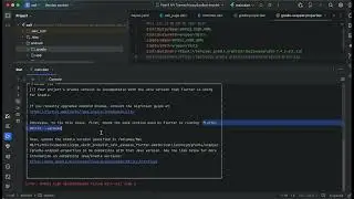 73、our project's Gradle version is incompatible with the Java version that Flutter is using