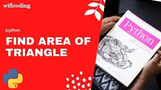 find area of triangle in python |python program