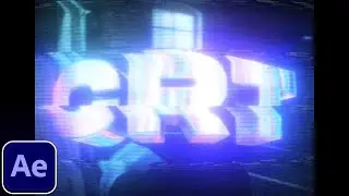 How To Make The CRT REVERSE EFFECT In After Effects