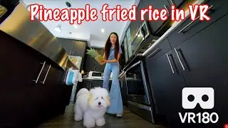 The best Pineapple Fried Rice with my kids  in VR 180/7K