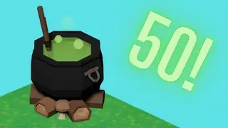 Opening 50! Cauldrons in Roblox islands