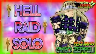 Hell Raid Solo Guide featuring Gyro Zeppeli | All Star Tower Defense
