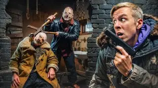 HIDING IN A DEN OF PSYCHOS. A VILE MANIAC TOOK OFF THE MASK OF A CRAZY FARMER