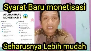 YOUTUBE UPDATE LAGI syarat monetisasi terbaru tanpa 1000 subscriber 4000 jamtayang