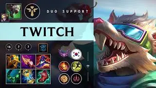 Twitch Support vs Poppy - KR Master Patch 26.04