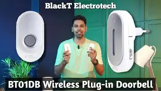 Best 230V Wireless RF Doorbell Set for Home and Office | BlackT Electrotech BT01DB