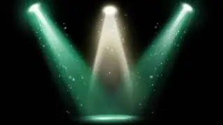 Spot light green screen  or black screen
